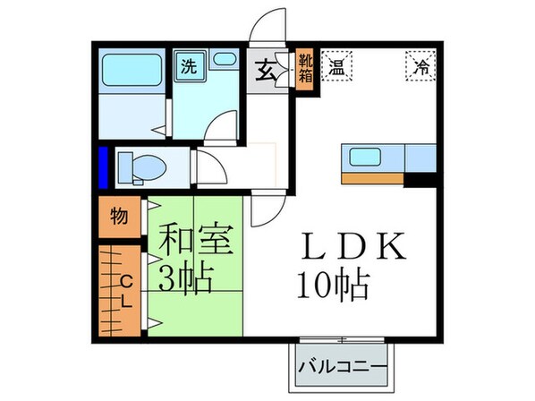 ウエストアヴェニュ－の物件間取画像